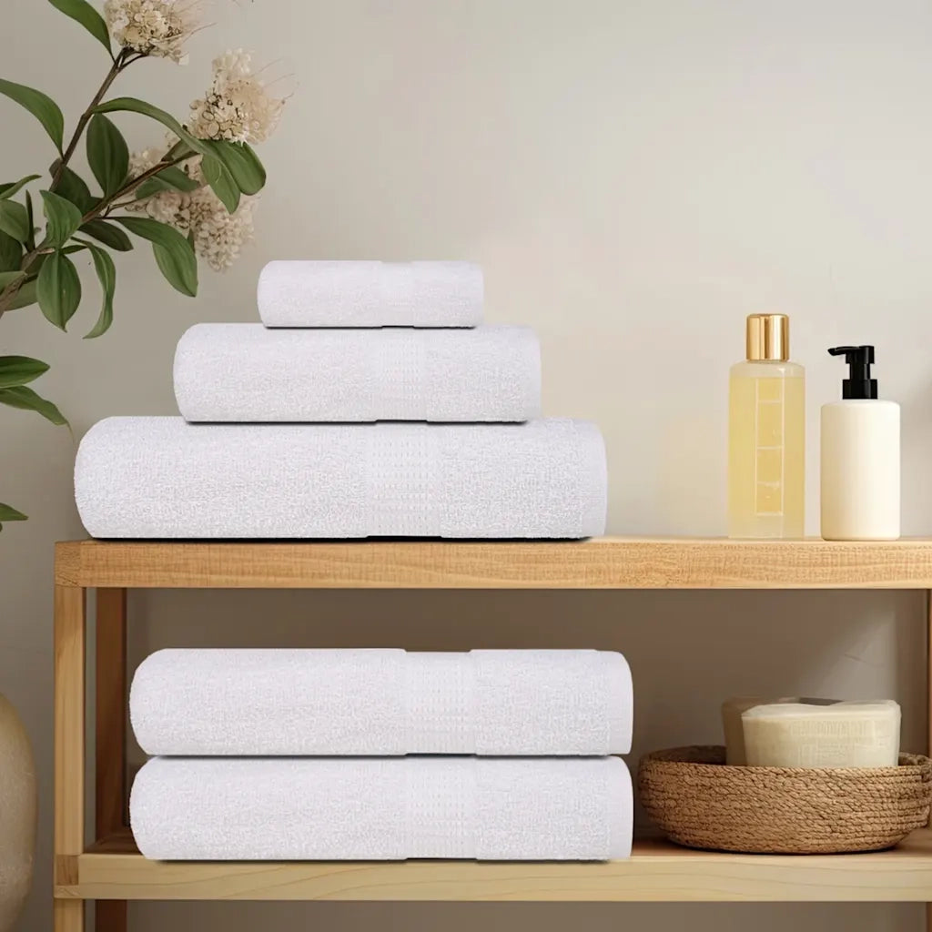 Asciugamani FROGN 50 pz | Teli per bagno Bianco 50x100 cm 360 g/m2