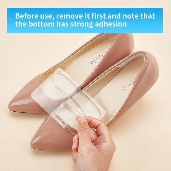 Set di sostituti di cuscini per sandali e stivali a spillo - 34 pezzi - Strisce antiscivolo in silicone per piedi per una forma comoda - Adatto per donne con tacchi alti