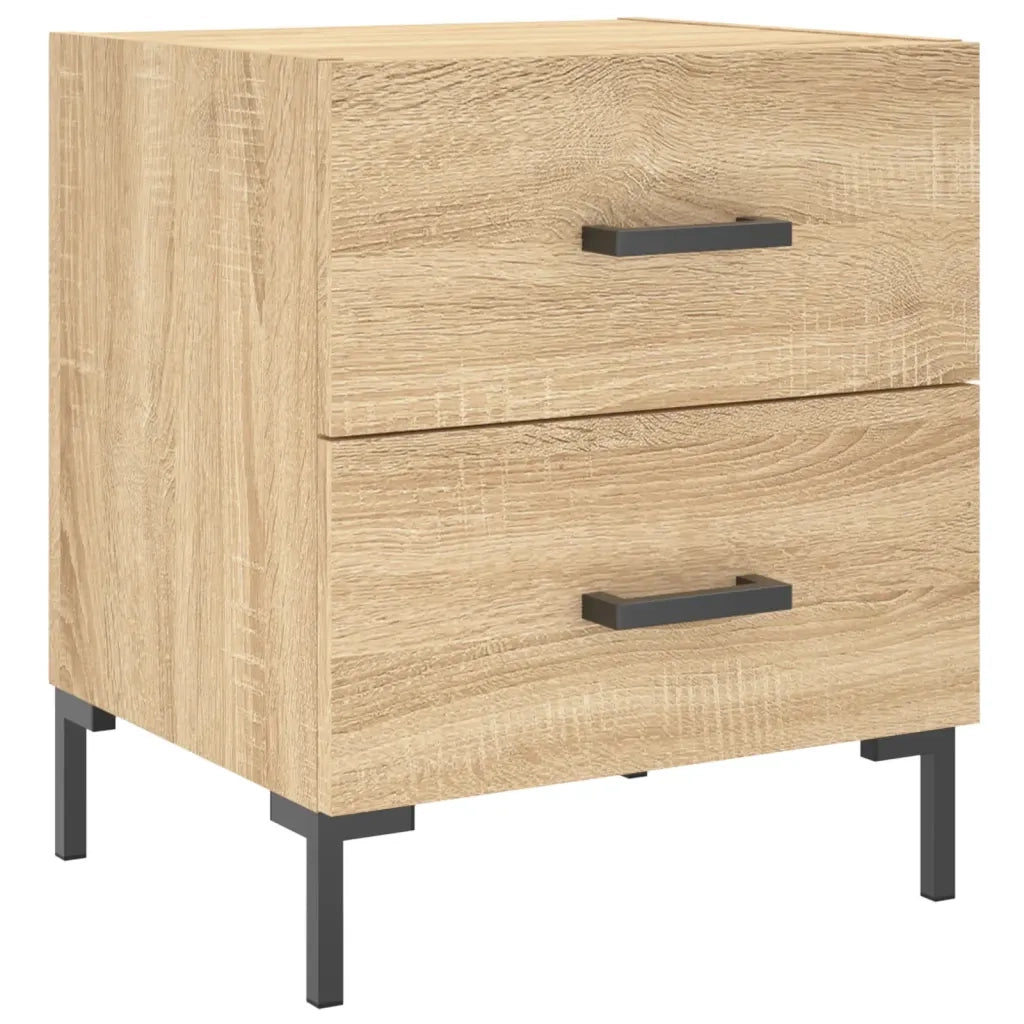 Comodino Rovere Sonoma 40x35x47,5 cm in Legno Multistrato 827314