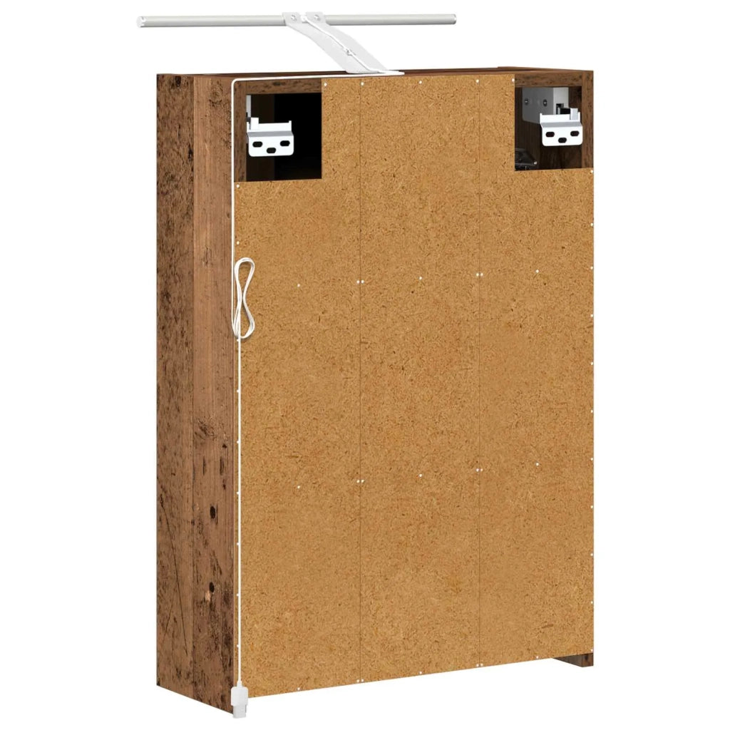 Mobiletto per specchio da Bagno | Armadio da bagno Legno vecchio 43 x 16 x 62.5 cm