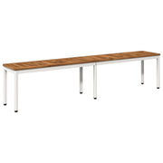 Panchina da giardino 201 x 35 x 45 cm Legno di Acacia Massello 901302
