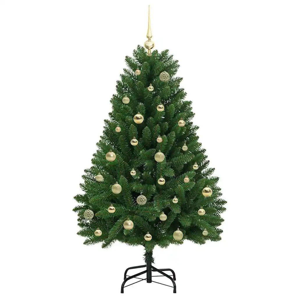 Albero di Natale | Decorazioni natalizie artificiale Verde 150 cm PVC e Metallo