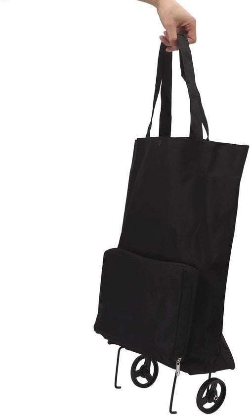 Carrello pieghevole con ruote - Borsa multifunzionale in tessuto per spese e campeggio