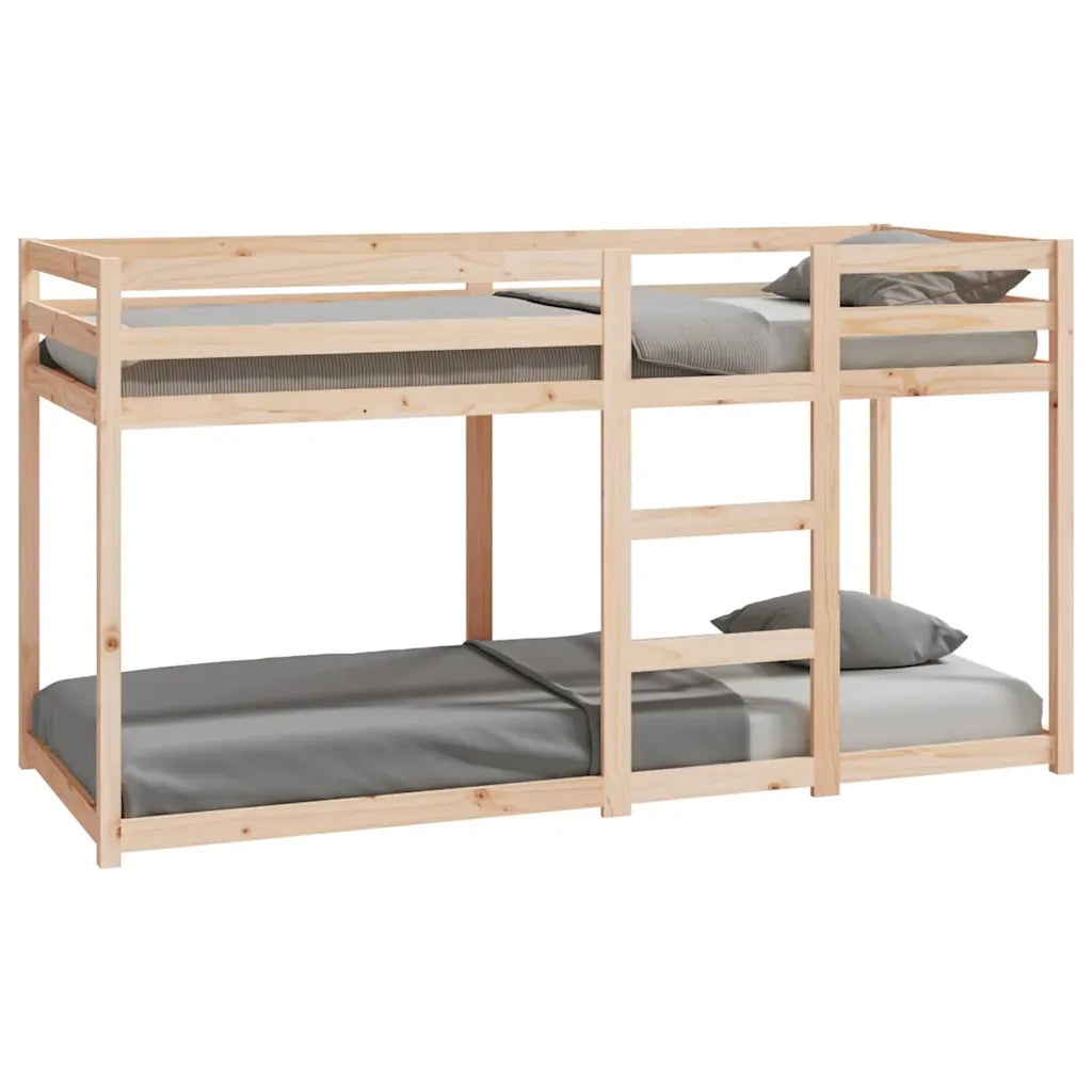 Letto singolo | Letto per adulti | Letto a Castello 80x200 cm in Legno Massello di Pino