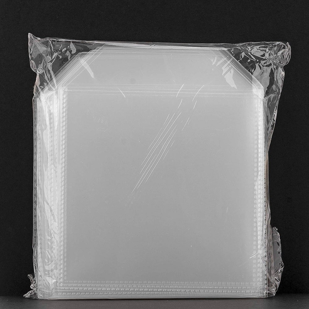 Trade Shop - Confezione Da 100 Buste Trasparenti In Plastica Per Cd Dvd Custodie Da 100 Micron -