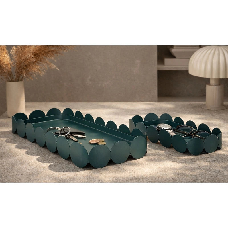 Set Tasche Saturno Rettangolare Ottanio Coppia cm 40x16,5x4,5-29x12x4,5