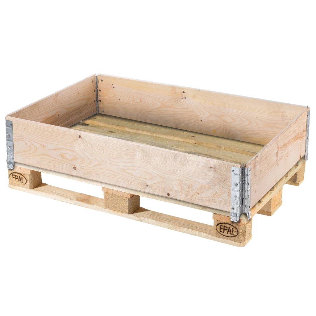 KADAX Prolunga per pallet in legno 120 x 80 cm Contenitore per erbe aromatiche