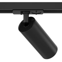 Faretto a LED per Sistema Illuminazione Binario 12W 4000K in Alluminio Focus LED  Nero