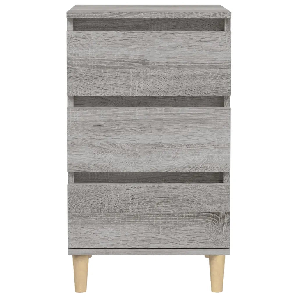 Comodino | Armadio da Notte | Mobiletto da notte Grigio Sonoma 40x35x70 cm in Legno Multistrato