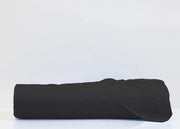 Lenzuola Cordonetto In 100% Cotone In Tinta Unita - Matrimoniale - Nero