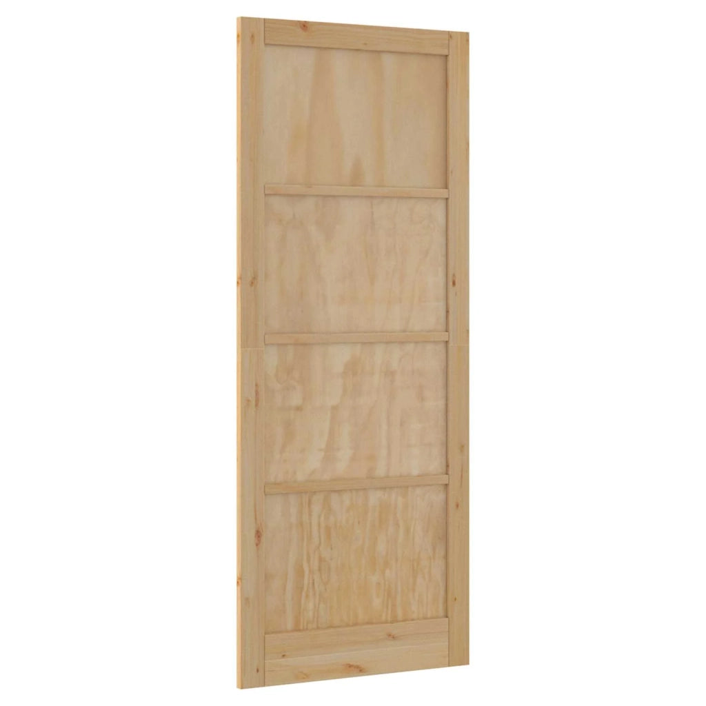 Porta Interna Naturale 83 x 232 cm Legno compensato