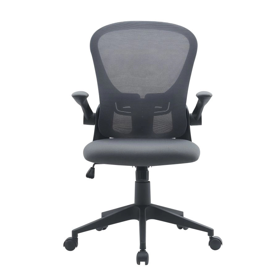 POLTRONA UFFICIO CON BRACCIOLI GRIGIA KEMPTON BIZZOTTO 61X58X109H CM
