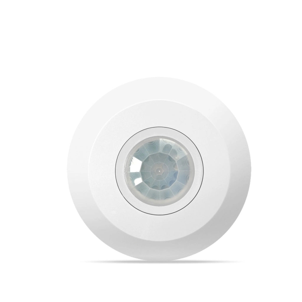 Sensore movimento crepuscolare PIR bianco tondo Videx