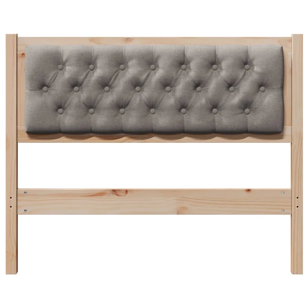 Testiera Altro Marrone e taupe 100 cm Legno di pino massello 879027