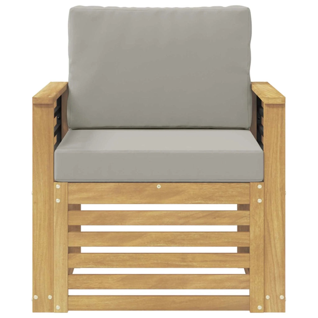 Set di divani da esterno-Sofa da giardino Poliestere Bianco 241722