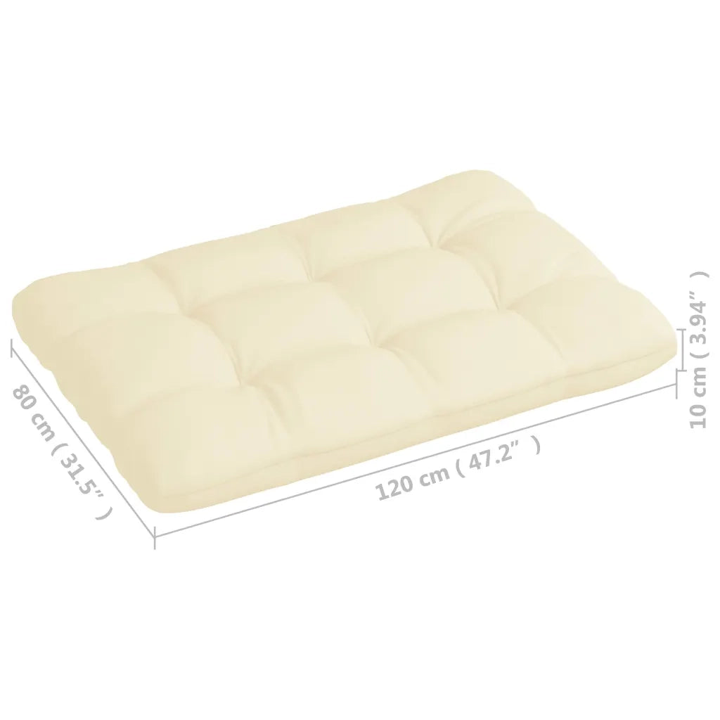 Cuscini per Divani su Pallet 7 pz Crema 314590