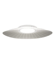 Vela Plafoniera LED Integrato 40W 5400lm 3000K Warm White Struttura in Metallo e Metacrilato Bianco 78x55cm Design Moderno ed Elegante Classe 1