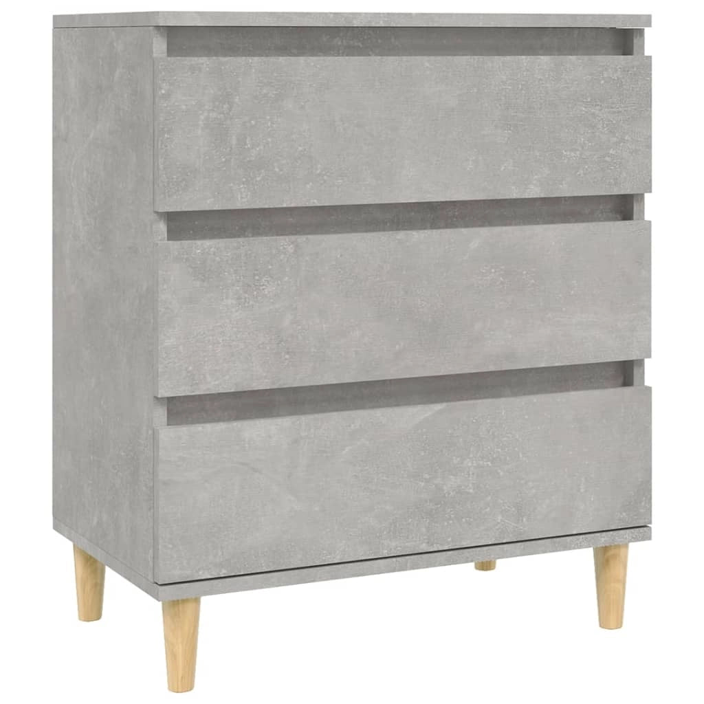 Buffet credenza cassettiera armadio mobile contenitore organizer per cucina soggiorno salotto 60 x 35 x 70 cm legno ingegnerizzato grigio 02_0031979