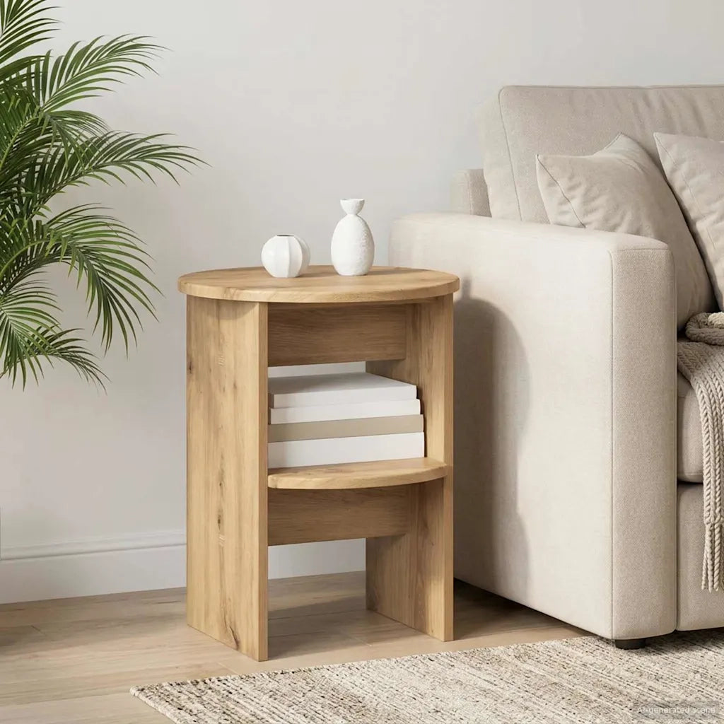 Mobile laterale Rovere Artigianale Ø40 x 50 cm