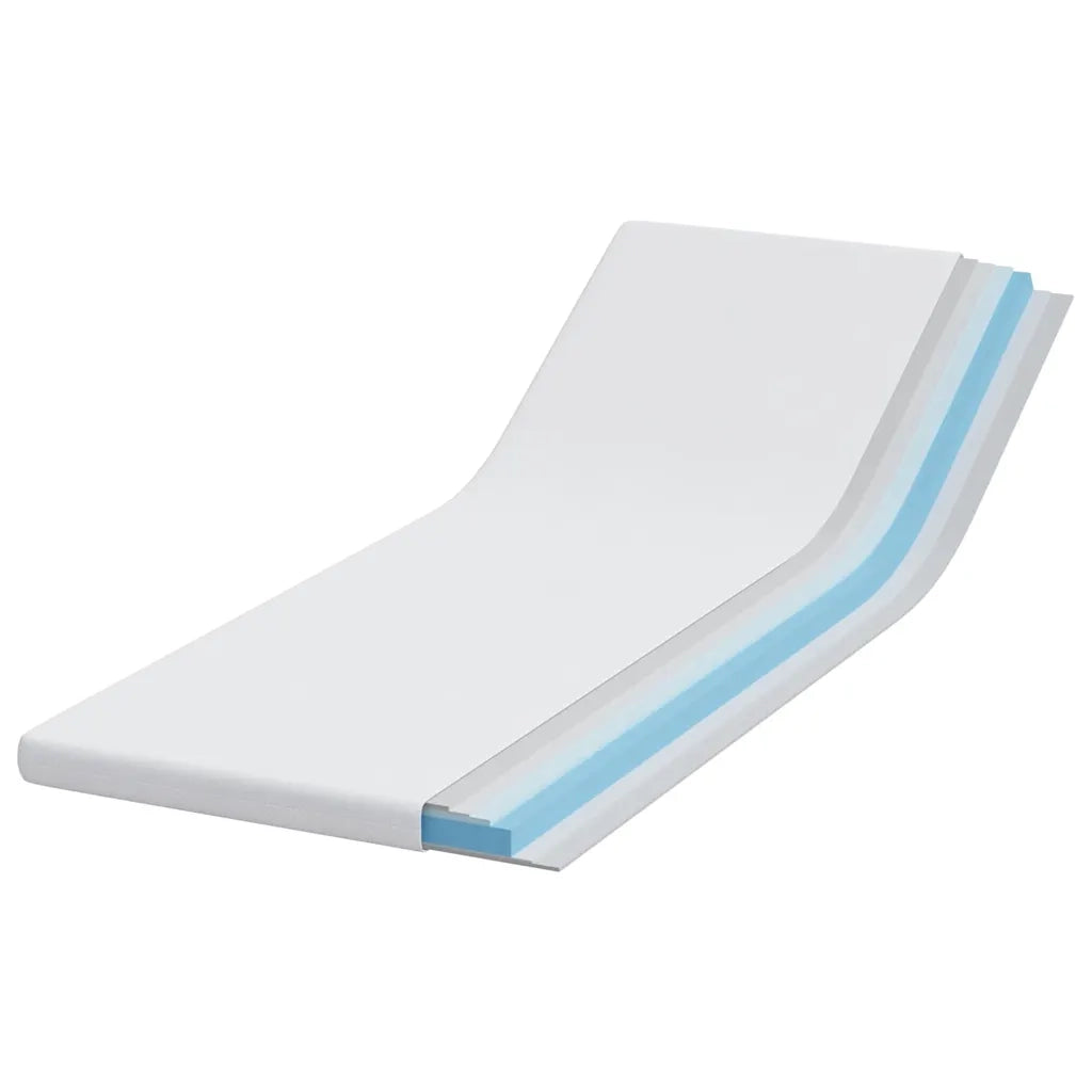 Topper per materasso Bianco 80 x 200 cm Tessuto Jacquard CFW7558821