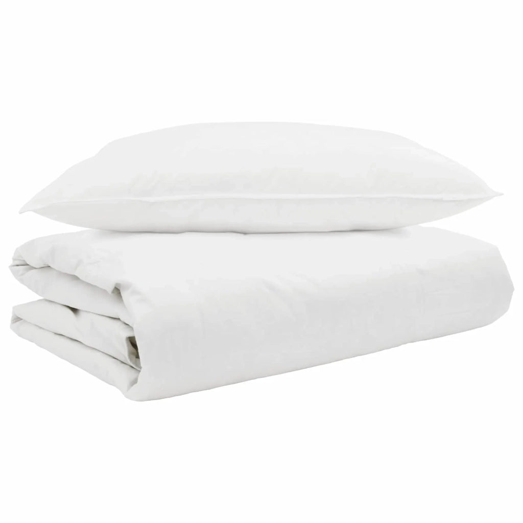 Piumone | Duvet Estivo con cuscino 2 pz Bianco Piuma d'anatra