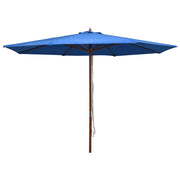 Ombrellone da esterno con palo in legno 350 cm blu 02_0008252