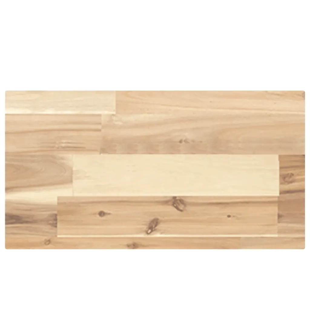 Piano per Tavolo 60x20x4cm Rettangolare Legno Massello Acacia