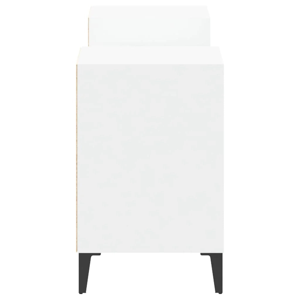 Mobile TV multimediale scaffale TV mobile TV sala da pranzo soggiorno camera da letto 160 x 35 x 55 cm legno ingegnerizzato bianco 02_0026057