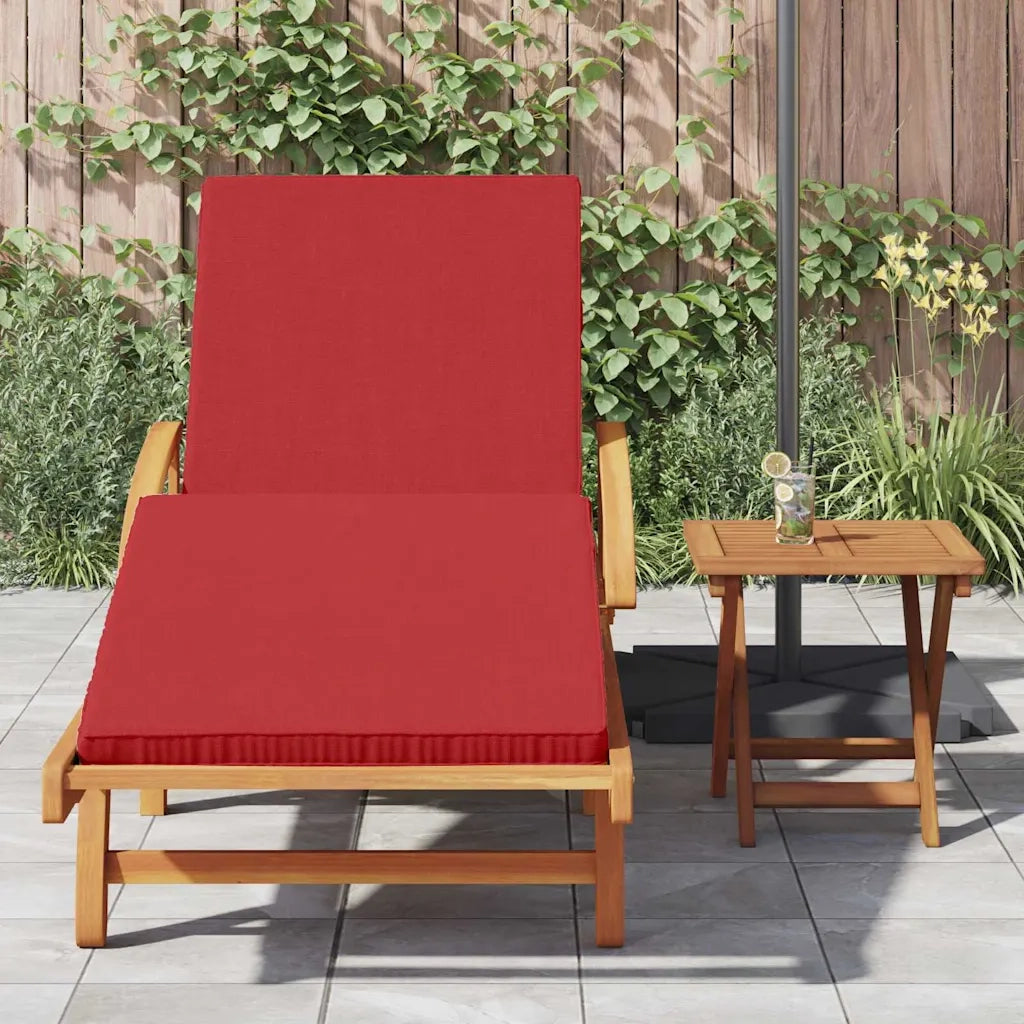 Lettino da sole 2 pcs Rosso 200 x 67 x 84 cm 3325183