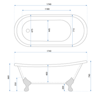 Vasca Bagno Da Terra Rea Sparta 175