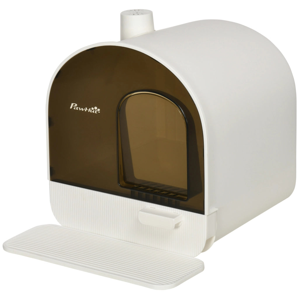 Casetta per gatti con filtro ¨C zephmum ¨C 43x44x47 cm nero e bianco