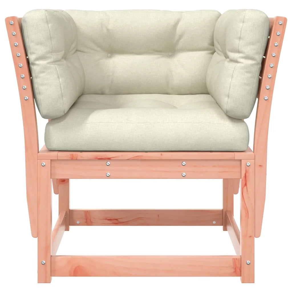 Divano Giardino Braccioli con Cuscini-Sofa da Giardino-Divanetto da esterno Legno Massello di Douglas
