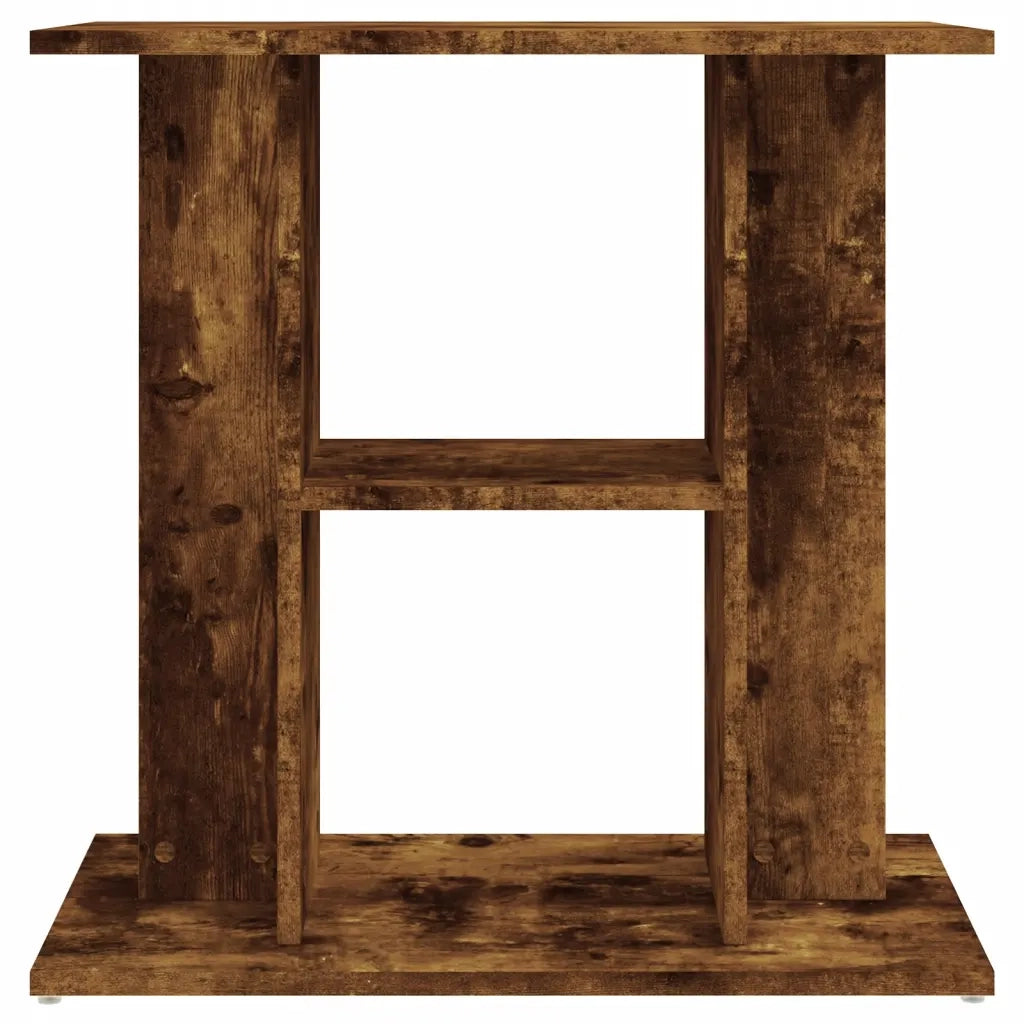 Supporto per acquario in rovere affumicato 60x30x60 cm in legno ingegnerizzato 833572