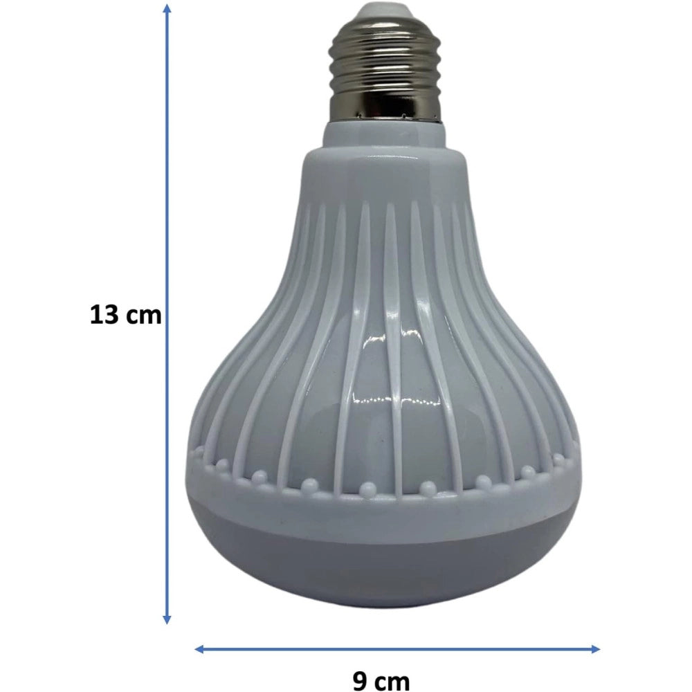 Trade Shop - Lampadina Cassa Bluetooth Colorata Led E27 Rgb Bulbo Musica Lampada Telecomando -