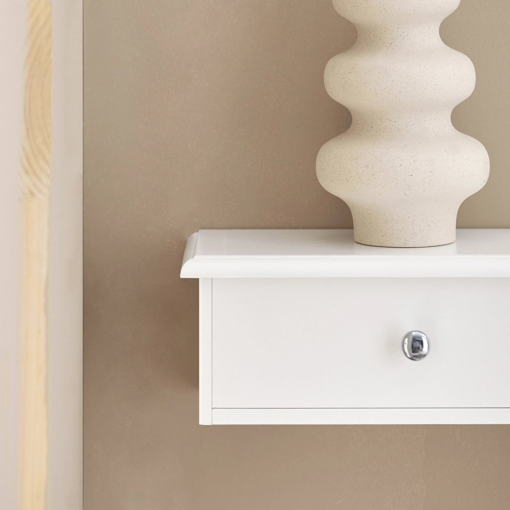 SoBuy FRG43-W Mensola con cassetti, Libreria, porta gioielli a chiavi,bianco