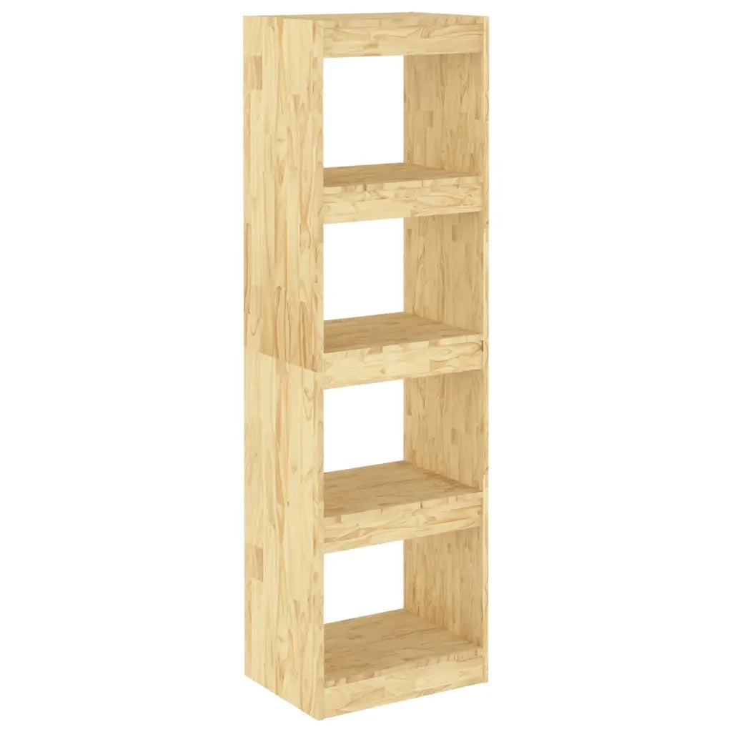 Libreria Divisorio-Scaffale per Libri-Mobile di Stoccaggio 40x30x135,5 cm Legno Massello di Pino
