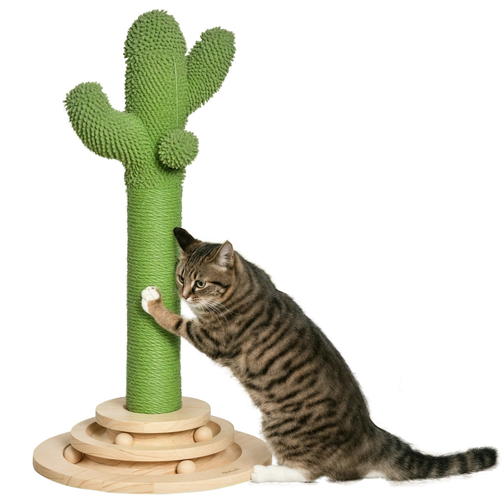 Tiragraffi per Gatti ¨C Zephmum ¨C Legno 32x32x60cm