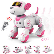 Cane Robot Radiocomandato Cagnolino Interattivo Giocattolo con Comandi Vocali