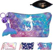 Make-up tas con pendente sirena - Ideale per uso quotidiano e viaggi