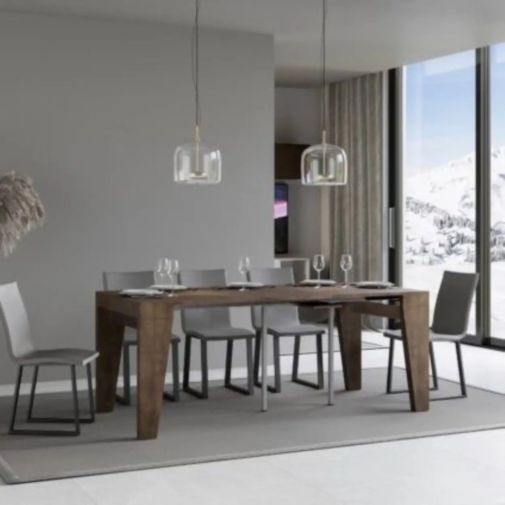 Consolle allungabile 90x40/300 cm Naxy noce