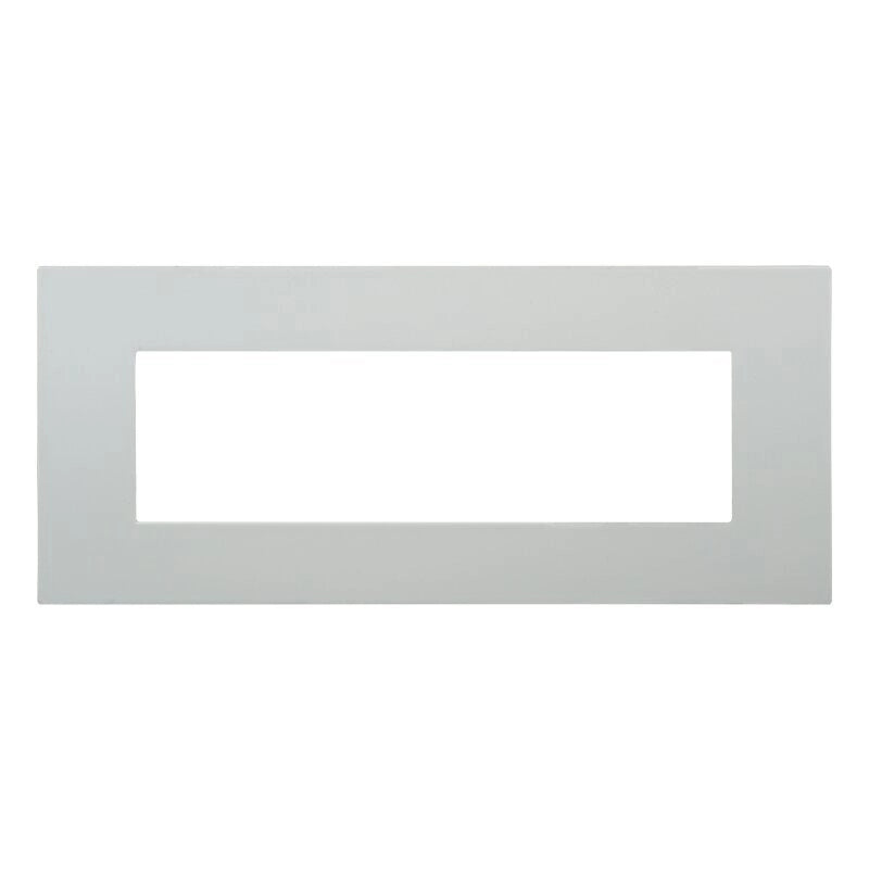 Placca Plastica Serie Venus 7P Colore Sabbia Compatibile Con Vimar Arke