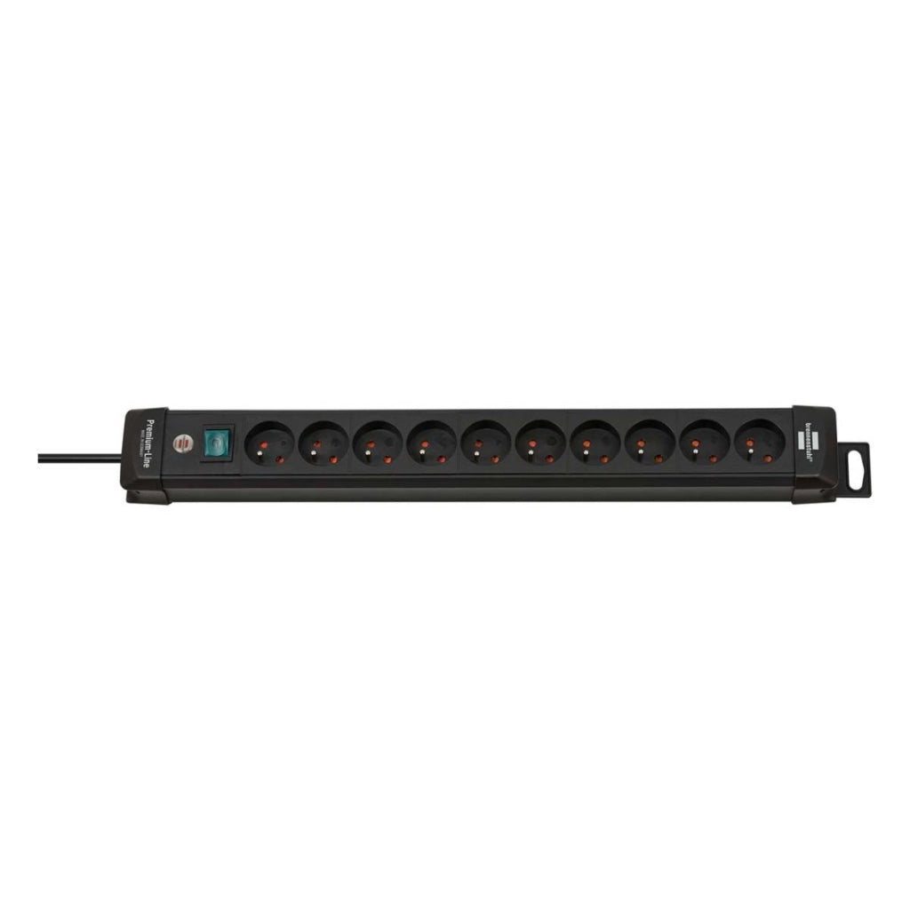 Cavo di prolunga a 10 prese Premium-Line 3m Nero Brennenstuhl