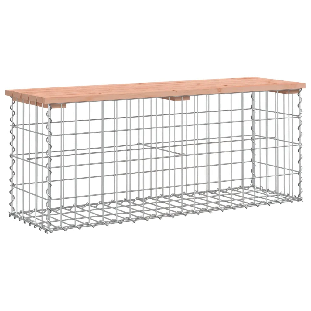 Panca Giardino Design Gabbione 103x31,5x42 cm Massello Douglas 834351