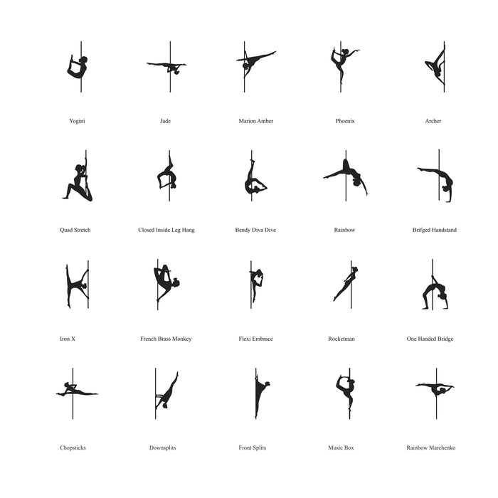 Palo da pole dance Ø 45 mm Altezza regolabile 2,31-2,74 m In acciaio Non richiede fori