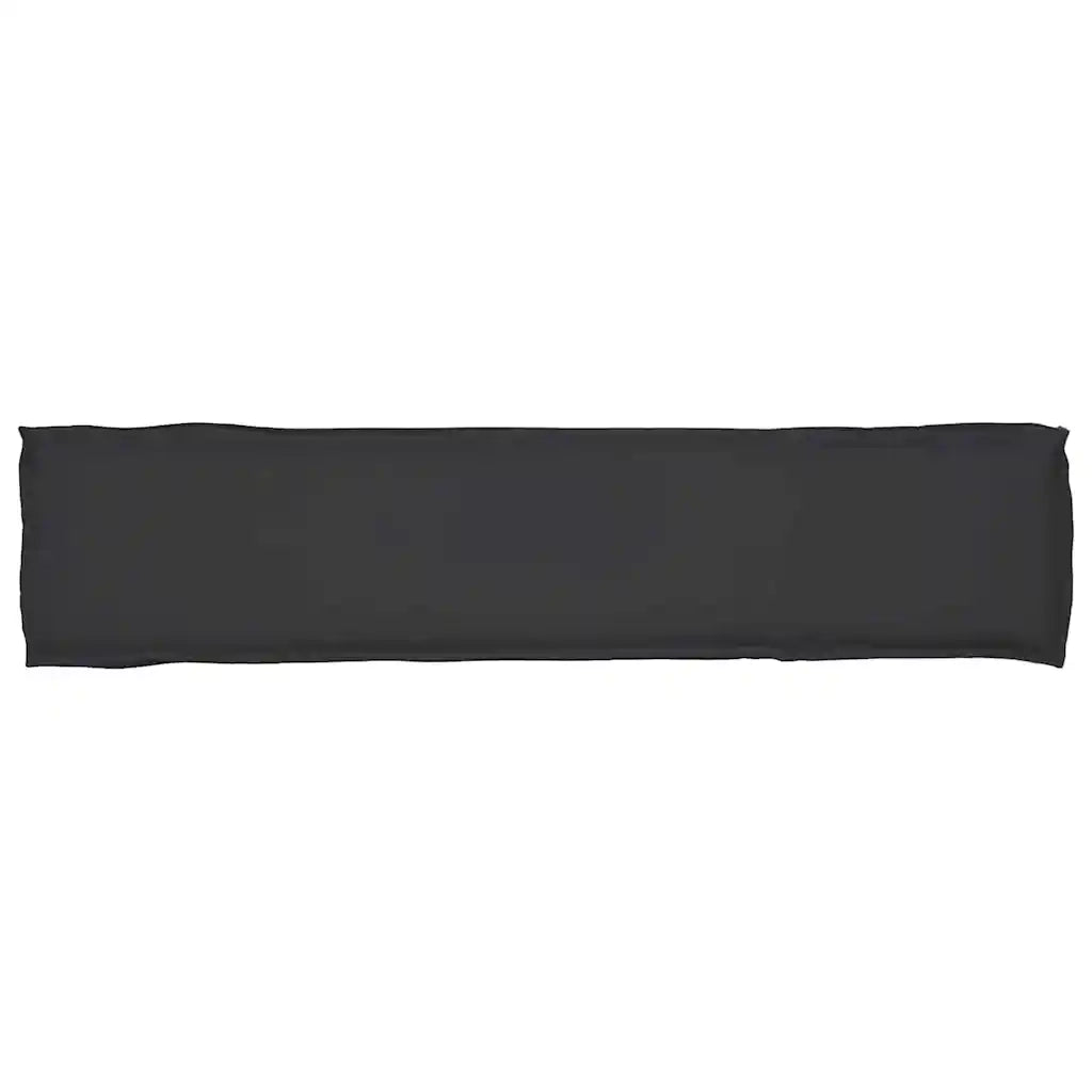 Cuscino per pallet Nero 180 x 40 x 8 cm Tessuto Oxford 42001672