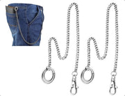 Impugnatura per pantaloni 40 cm - Chiave da parete - Acciaio inossidabile - Sostenibile - Elegante - Set da 2 - Accessori per la casa