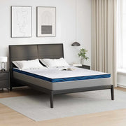vidaXL Guanciali per materassi Bianco e blu 140 x 190 cm