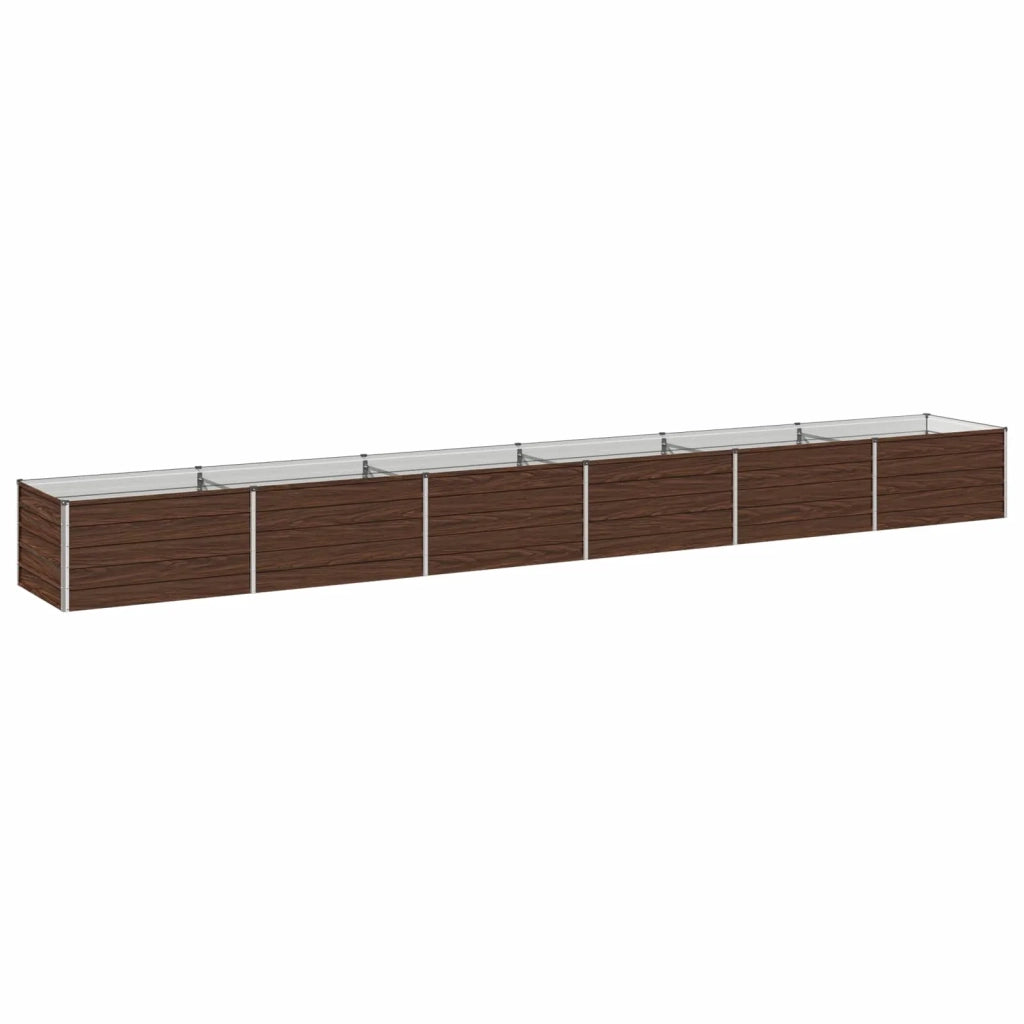 Letto rialzato da giardino Nero 600 x 80 x 55 cm 8006451