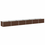 Letto rialzato da giardino Nero 600 x 80 x 55 cm 8006451