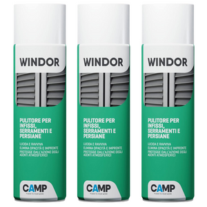 Windor spray lucida e ravviva infissi e serramenti 500 ml 3 pezzi